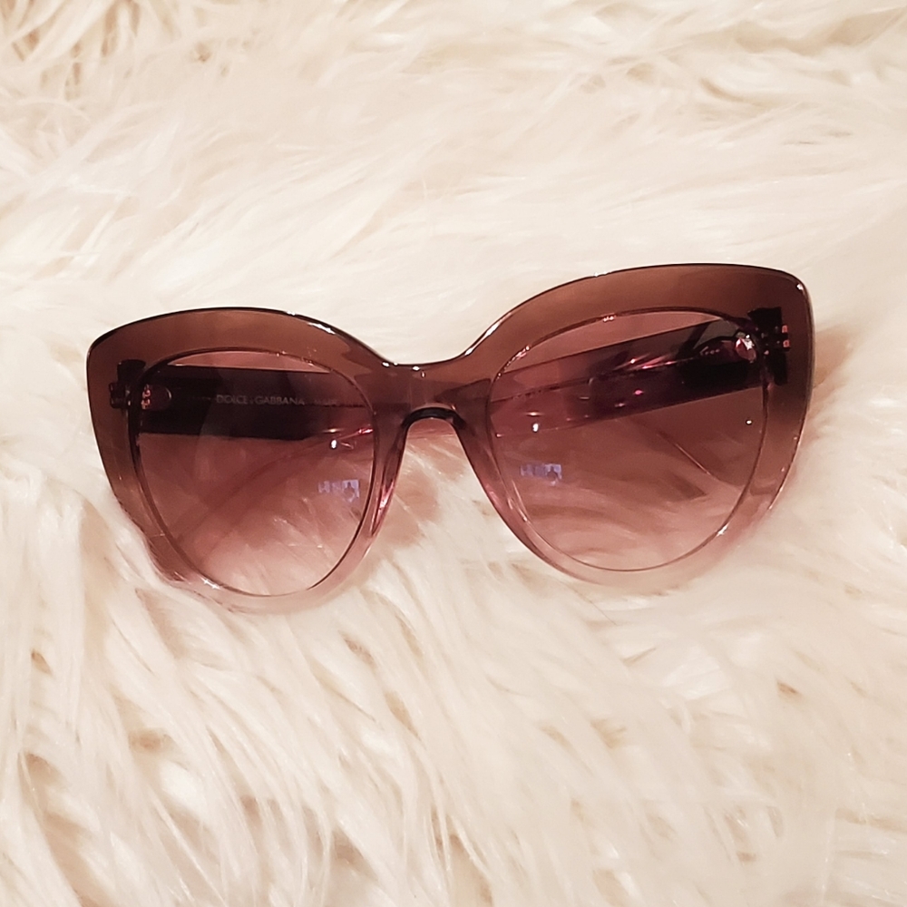 Dolce & Gabbana Cat Eye Ombre Sunglasses